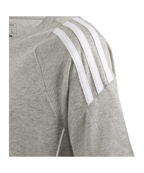 adidas Tiro 24 T-Shirt Kids Grau Weiss - grau