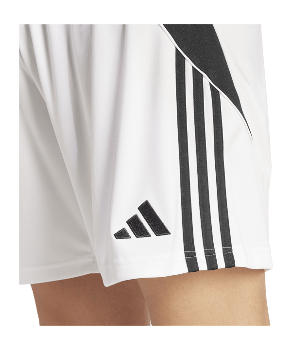 adidas Tiro 24 Short Weiss Schwarz - weiss