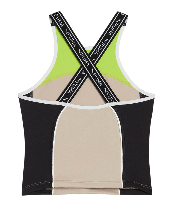 PUMA Fit Train String Fitted Tanktop Damen Braun F90 - braun