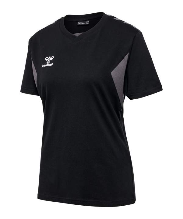 Hummel AUTHENTIC CO T-Shirt Damen Schwarz F2001 - schwarz