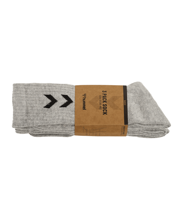 Hummel 3-Pack Basic Socken Grau F2006 - grau