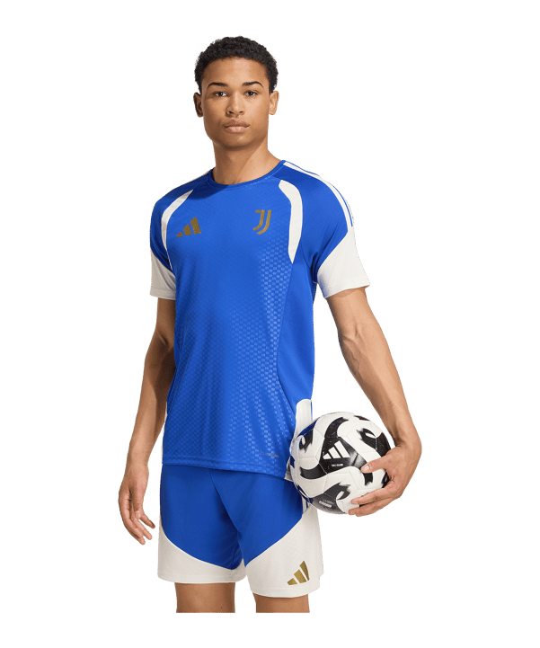 adidas Juventus Turin Tiro26 Competition Trainingsshirt Blau - blau
