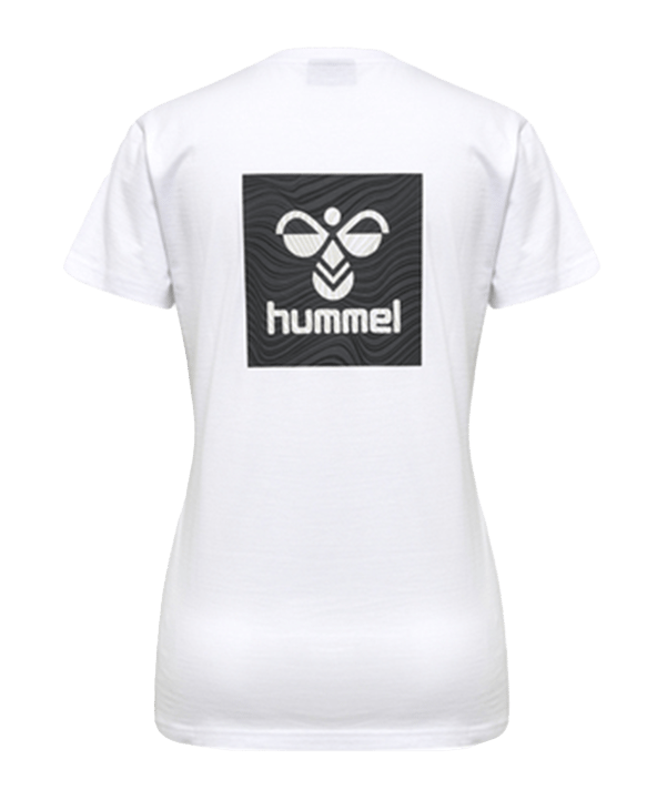 Hummel hmlOFFGRID T-Shirt Damen Weiss Grau F9108 - weiss
