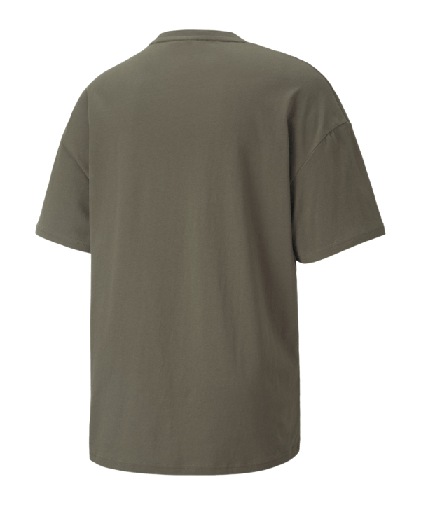 PUMA Classics Boxy T-Shirt Grün F44 - gruen