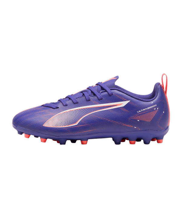 PUMA ULTRA 5 Play MG Formula Jr Kids Lila Weiss F01 - rosa