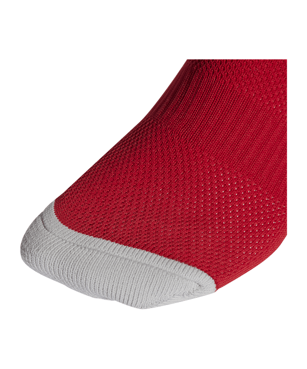 adidas Milano 23 Strumpfstutzen Rot Weiss Grau - rot