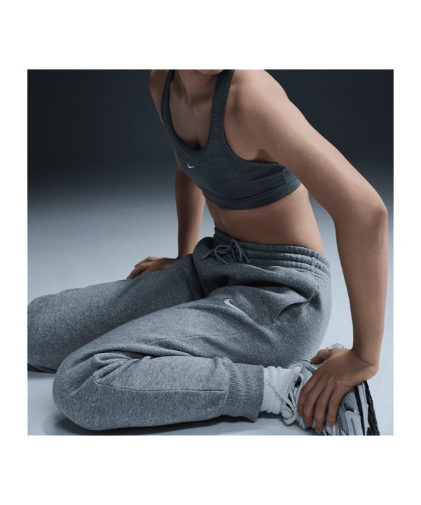 Nike Phoenix Fleece Mid Rose Jogginghose F063 - grau