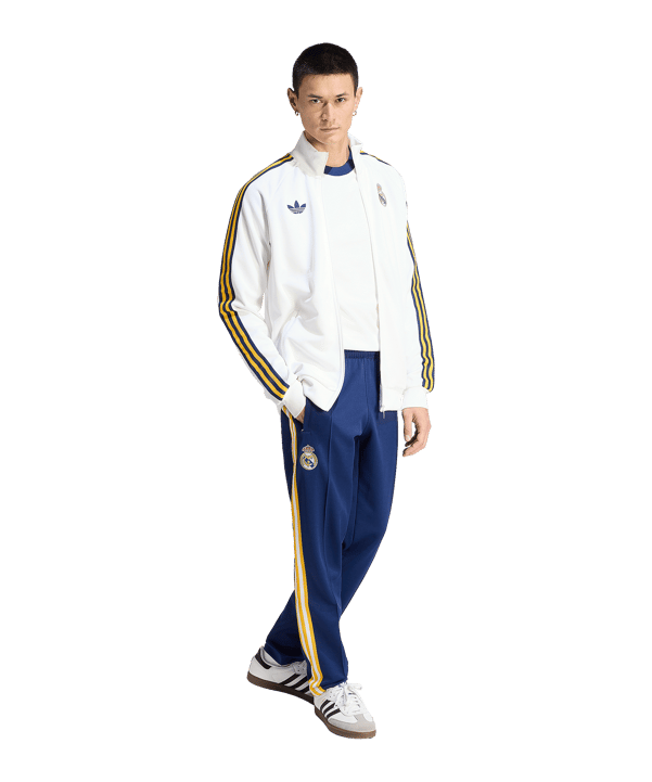 adidas Real Madrid OG TT Jacke Weiß - weiss