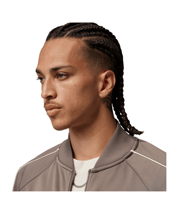 Jordan Brooklyn Tricot Track Giacca Grigio C040 - grigio