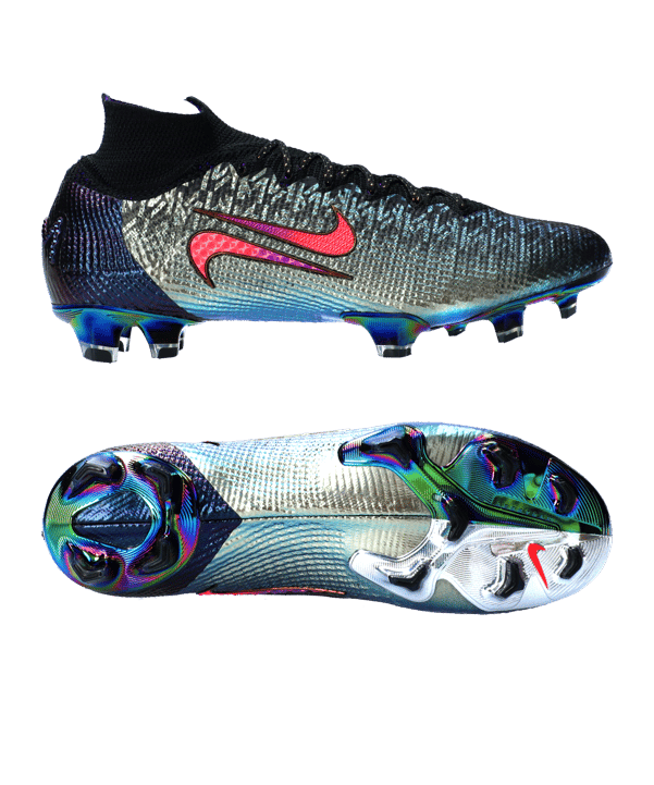 Nike Mercurial Superfly VII Elite Mbappe Chosen 2 FG Schwarz F001 - schwarz