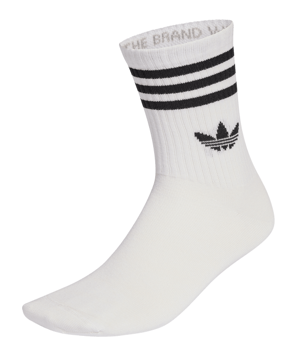 adidas Originals 3 Stripes Crew 10 Pairs Chaussettes Blanc - blanc