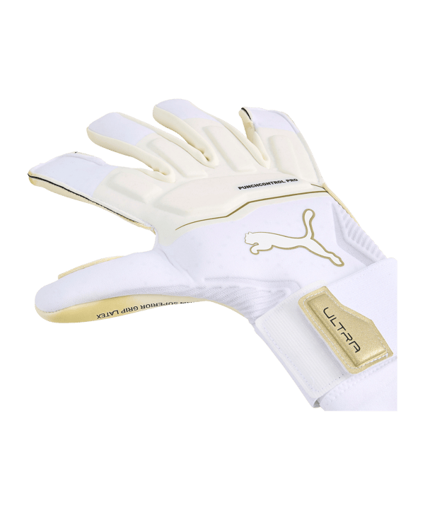 PUMA Ultra Ultimate Hybrid Torwarthandschuhe Weiß F14 - weiss