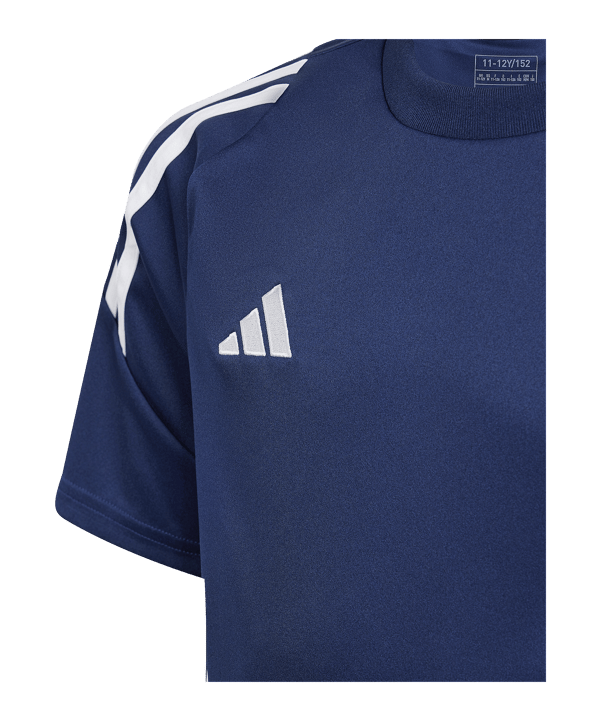 adidas Tiro 24 Trikot Kids Blau Weiss - blau
