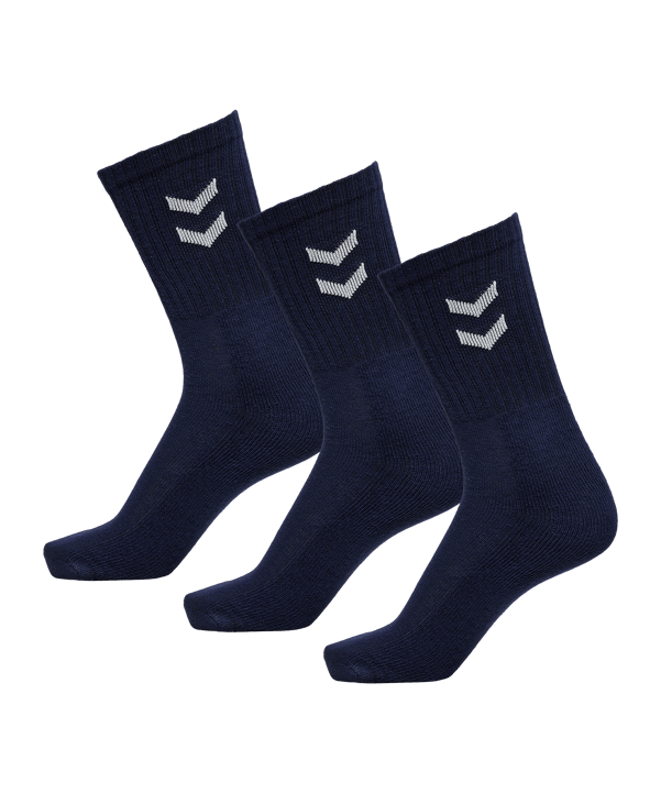 Hummel 3-Pack Basic Socken Blau F7026 - blau