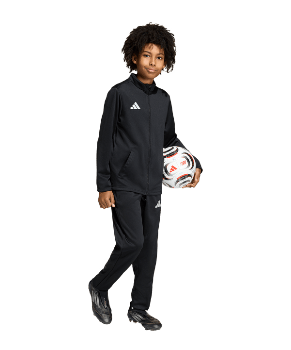 adidas Entrada 26 Trainingsjacke Kids Schwarz - schwarz
