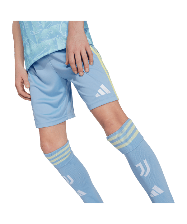 adidas Juventus Turin Short Away 2025/2026 Kids Blau - blau
