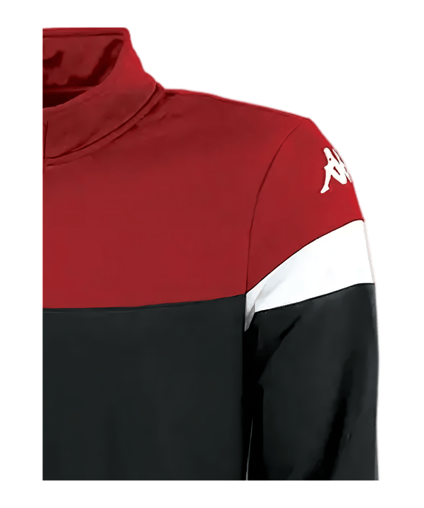 Kappa Novare 1/4 Zip Felpa Nero - nero