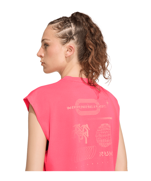 adidas Runners Canottiera Donna Rosa - rosa