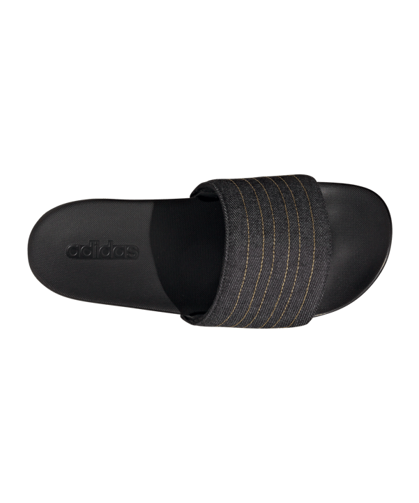 adidas Adilette Comfort Badelatsche Schwarz - schwarz