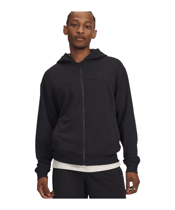 Under Armour Rival Lightweight Ritssluiting Zwart K001 - zwart