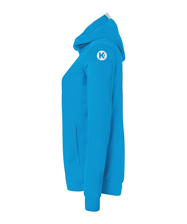 Kempa Player Jack Met Capuchon Dames Lichtblauw Wit F02 - blauw