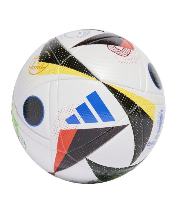 adidas Fussballliebe League EM 2024 Trainingsball Box Weiss Schwarz - weiss