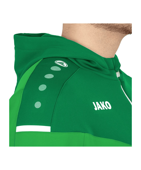 JAKO Champ 2.0 Veste à capuche Vert C022 - vert