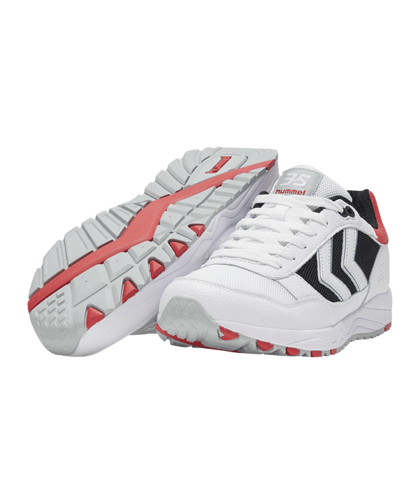 Hummel 3S Sport Leather Sneaker Weiss F9001 - weiss