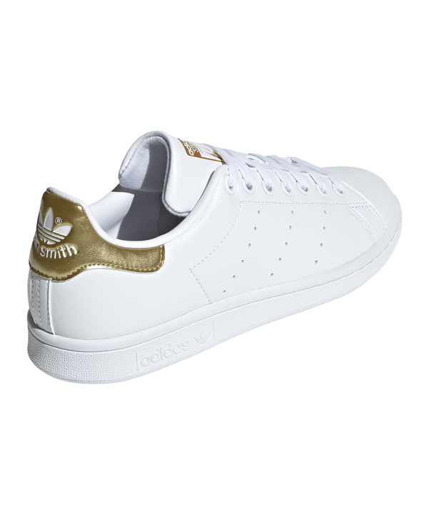 adidas Originals Stan Smith Damen Weiss Gold - weiss
