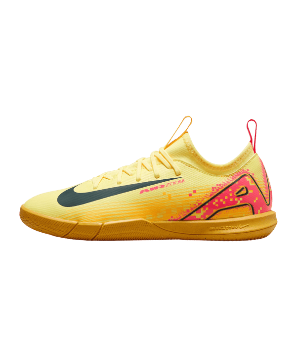 Nike Jr Air Zoom Mercurial Vapor XVI Academy IN Mbappe Signature Kids Orange Blau F800 - orange