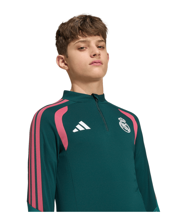 adidas Real Madrid Tiro26 Competition Felpa Bambini Verde - verde