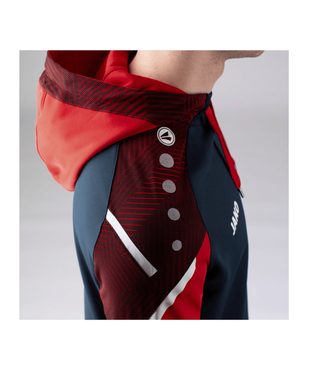 JAKO Performance Hoody Damen Blau Rot F909 - blau