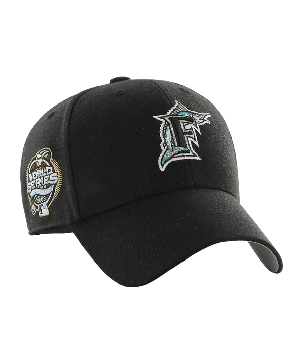 '47 Brand Brand MLB Miami Marlins Sure Shot 47 MVP Cap Schwarz - schwarz