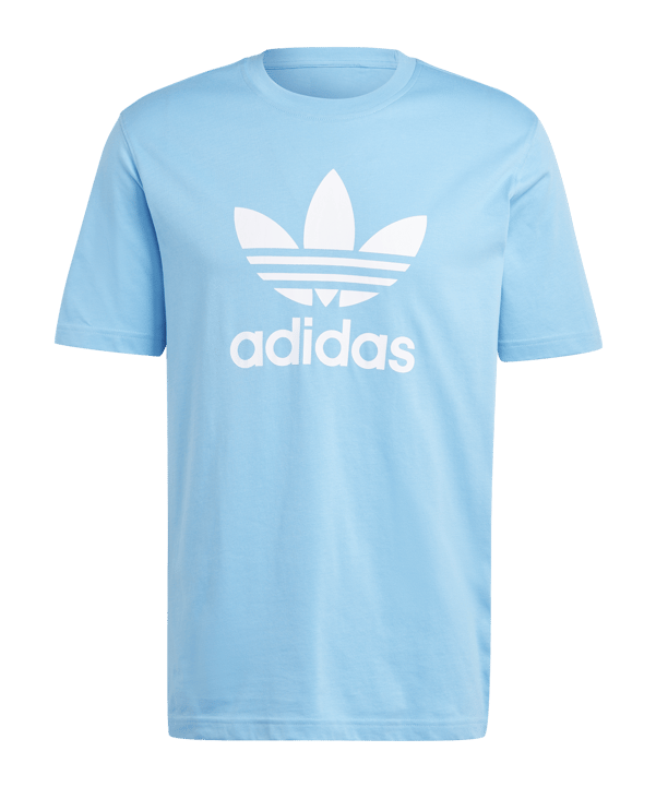 adidas Originals Adicolor Trefoil T-Shirt Blau - blau