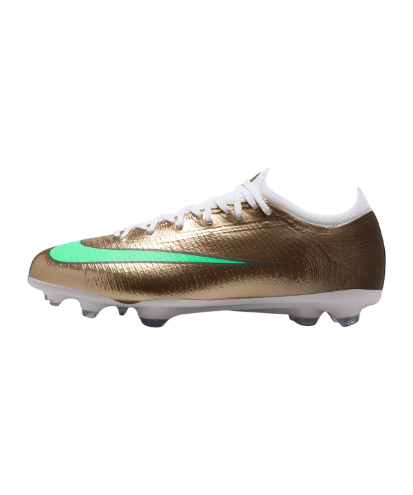 Nike Jr Air Zoom Mercurial Vapor XVII Pro FG Kylian Mbappe Kids Gold F701 - gold