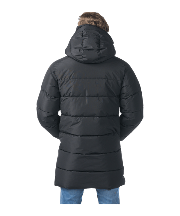 Erima Premia Parka Winterjacke Schwarz - schwarz