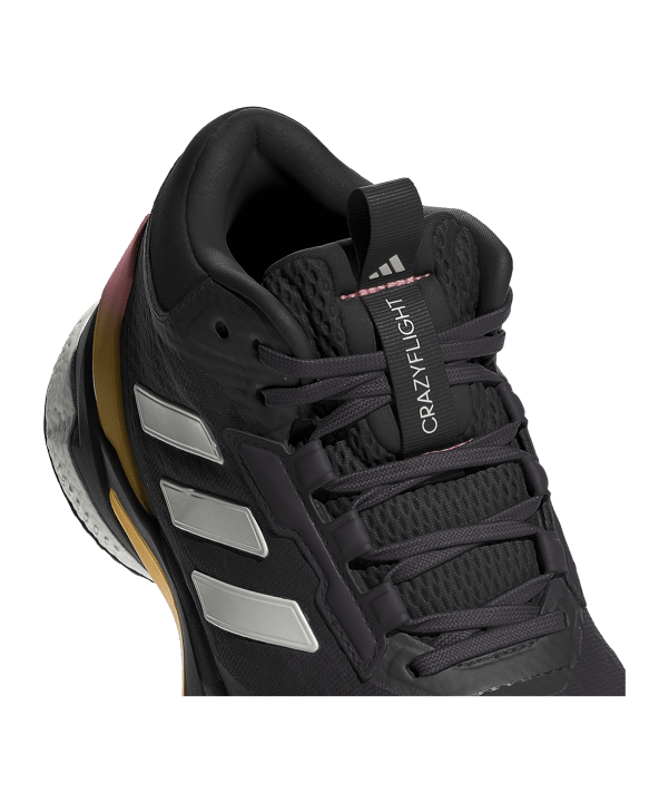 adidas Crazyflight 5 Mid Damen Schwarz - schwarz