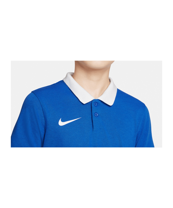 Nike Park 20 Poloshirt Kids Blau Weiss F463 - blau