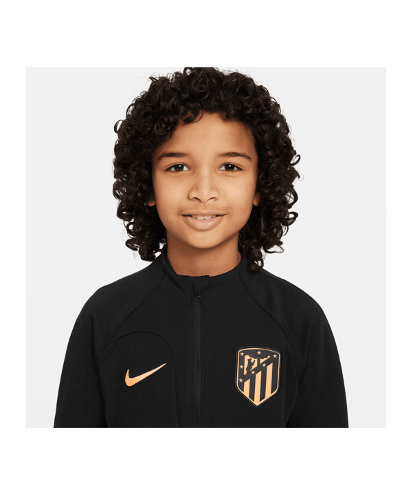 Nike Atletico Madrid Academy Pro Trainingsjacke Kids Schwarz F010 - schwarz