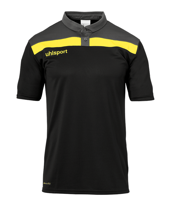 uhlsport Offense 23 Poloshirt Schwarz Grau F23