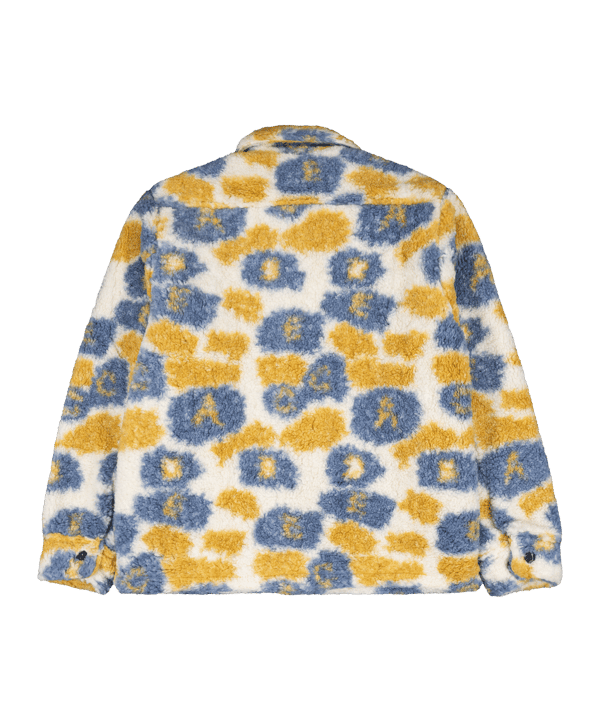 Obey Romie Sherpa Jacke Blau - blau