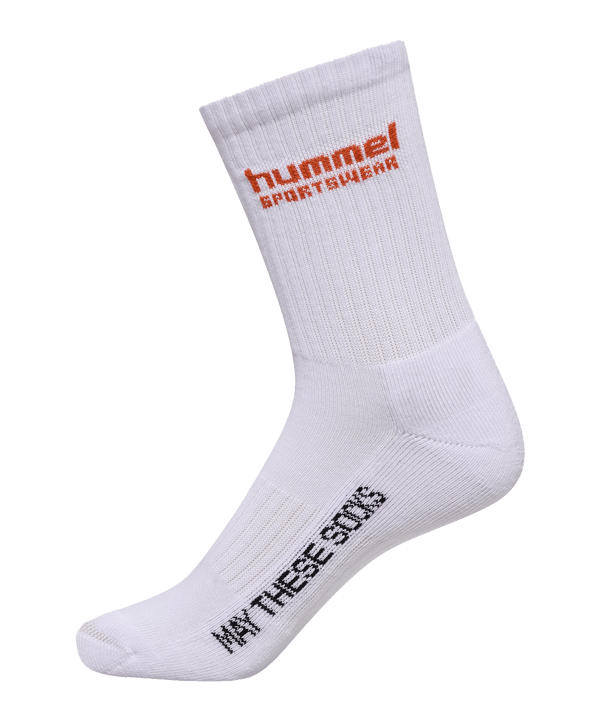 Hummel hml 3er Pack Socken Weiß F9347 - weiss