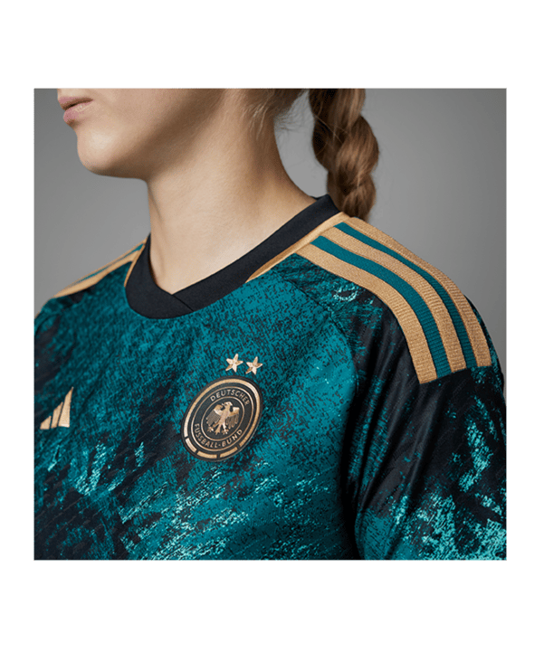 adidas DFB Deutschland Auth. Trikot Away Frauen WM 2023 Damen Grün - gruen
