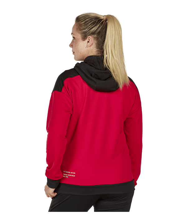 Erima Change by Kapuzenjacke Damen Rot Schwarz - rot