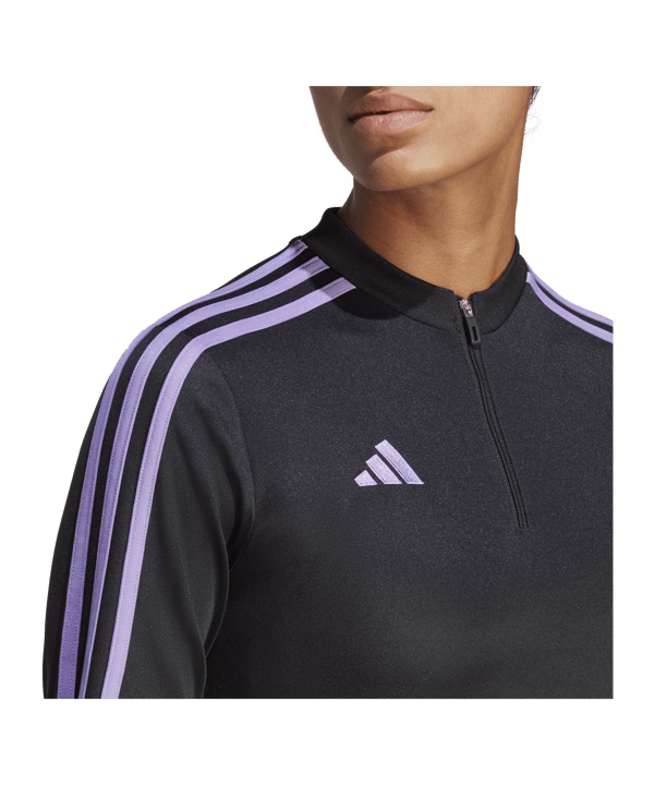 adidas Tiro 23 Track Top Damen Schwarz Lila - schwarz