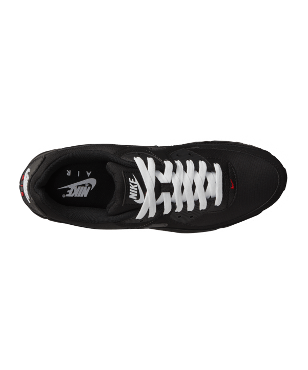 Nike Air Max 90 Grau Rot F002 - schwarz