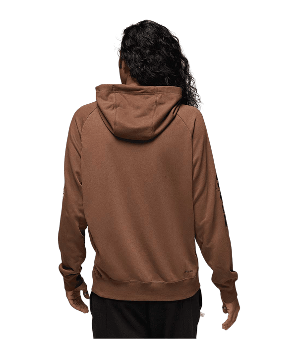 Jordan Zion Graphic Hoody Braun F244 - braun
