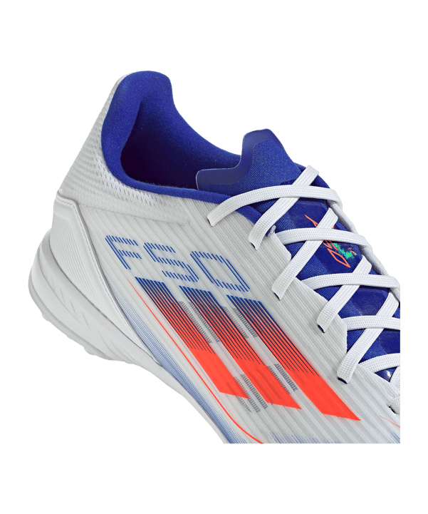adidas F50 League TF Advancement Weiss Rot - weiss