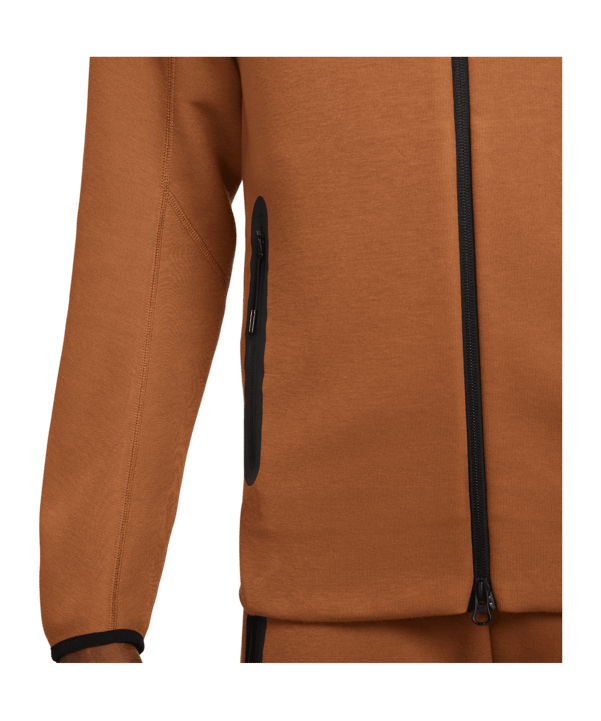 Nike Tech Fleece Windrunner Jacke Braun F281 - braun