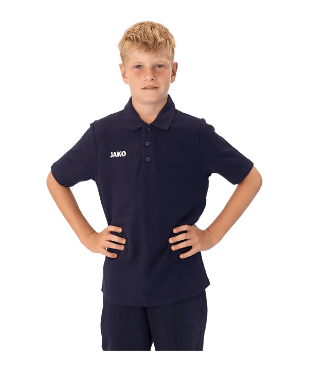 JAKO Base Polo Bambini Blu C009 - blu